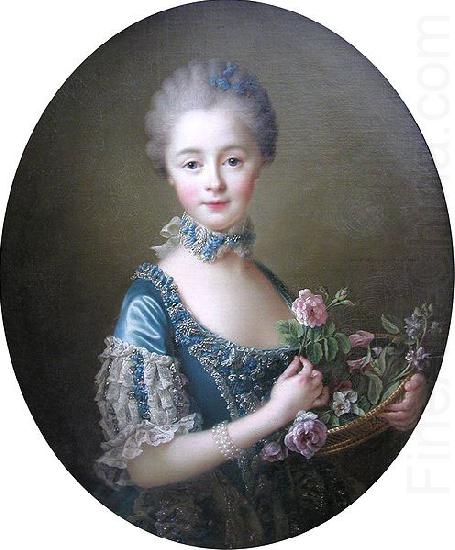 Francois-Hubert Drouais Lady Amelia Darcy, 9th Baroness Conyers china oil painting image